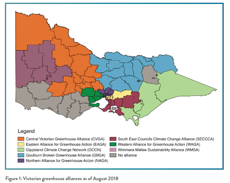 Greenhouse and climate action networks across Victoria